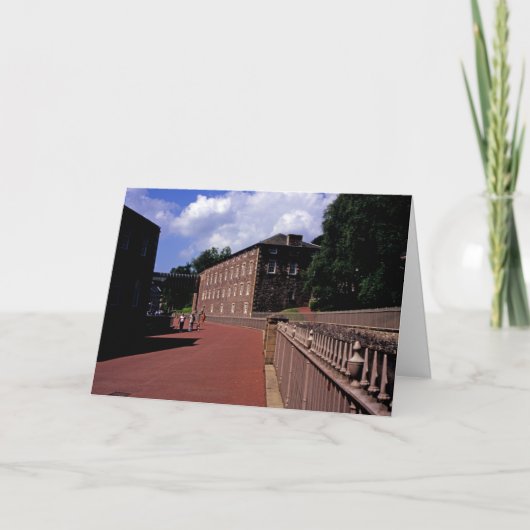 Baumwollmilch bei New Lanark Postkarte (Vorderseite)