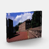 Baumwollmilch im New Lanark Postkartenposter Fotoblock (Links)