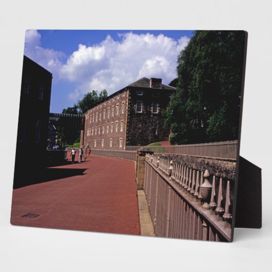 Baumwollmilch im New Lanark Postkartenposter Fotoplatte (Seite)