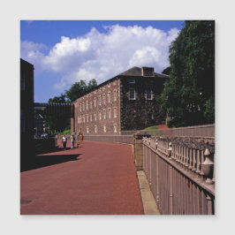 Baumwollmilch im New Lanark Postkartenposter Magnetkarte