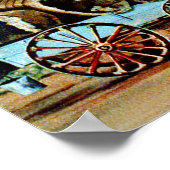 Baumwollpflanzung in Mississippi Poster (Ecke)