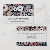 Baumwollrollen Nähen Visitenkarte (Vorne/Hinten)