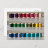 Baumwollrollen Postkarte (Vorne/Hinten)