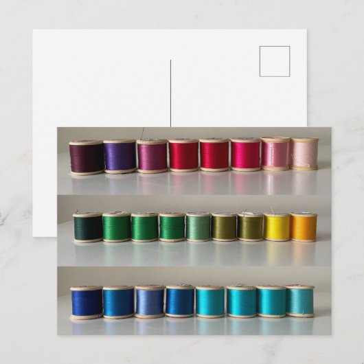 Baumwollrollen Postkarte (Vorne/Hinten)