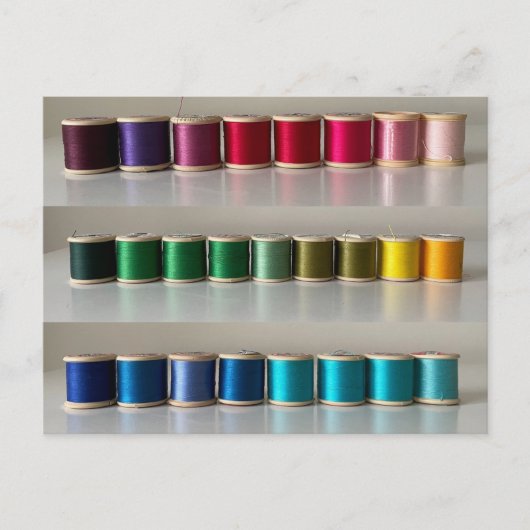 Baumwollrollen Postkarte (Vorderseite)