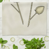 Baumwollsamenkapsel-Geschirrtuch Geschirrtuch (Gefaltet)