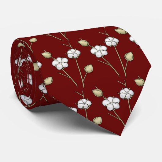 Baumwollsamenkapsel-Krawatte Krawatte (Gerollt)