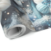 Baumwollschneeflocke Geschenkpapier (Rolleneckpunkt)