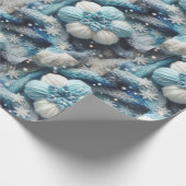 Baumwollschneeflocke Geschenkpapier (Ecke)