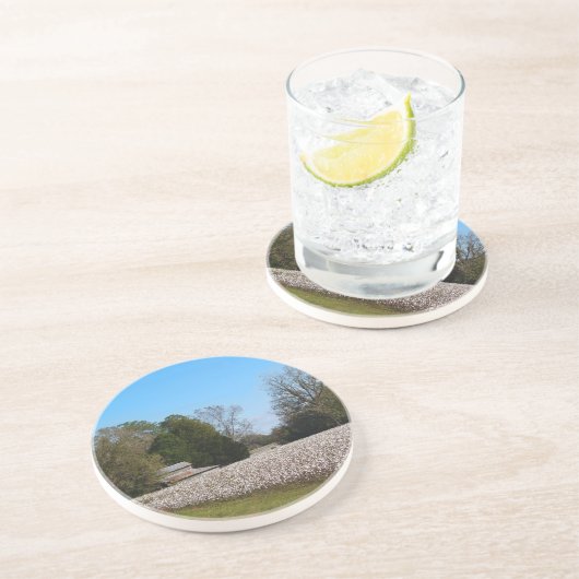 Baumwollserie - Stall hinter Untersetzer (Seite)