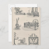 Baumwollspinnen I Postkarte (Vorne/Hinten)