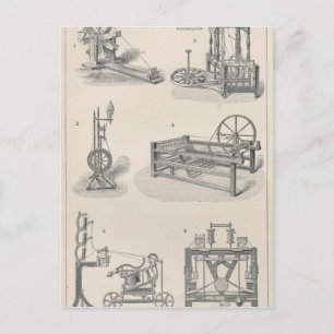 Baumwollspinnen I Postkarte