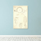 Baumwollspinnen II Leinwanddruck (Insitu (Holzboden))