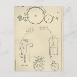 Baumwollspinnen II Postkarte