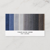 Baumwollstoffe, Trockenreiniger, Reinigungsservice Visitenkarte (Vorderseite)