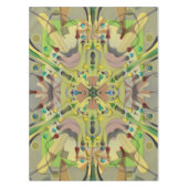 Baumwolltischdecke abstraktes geo 52x70 bewegt tischdecke (Vorderseite)