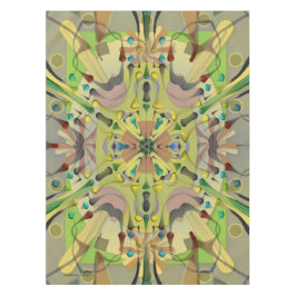 Baumwolltischdecke abstraktes geo 52x70 bewegt tischdecke