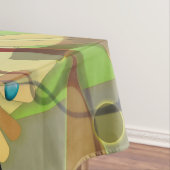 Baumwolltischdecke abstraktes geo 52x70 bewegt tischdecke (Beispiel)