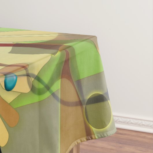 Baumwolltischdecke abstraktes geo 52x70 bewegt tischdecke (Beispiel)