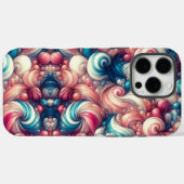 Baumwollzucker-Bubble-Gum Case-Mate iPhone Hülle (Rückseite (Horizontal))