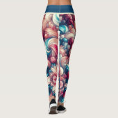 Baumwollzucker-Bubble-Gum Leggings (Rückseite)