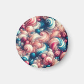 Baumwollzucker-Bubble-Gum Magnet (Vorne)
