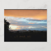 Baumwollzucker Dämmerung Postkarte (Vorderseite)