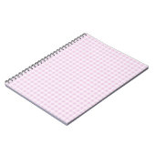 Baumwollzucker-Gingham Notizblock (Linke Seite)