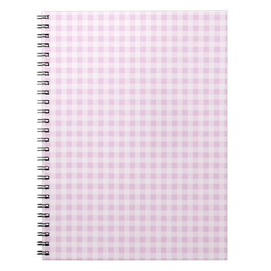 Baumwollzucker-Gingham Notizblock (Vorderseite)