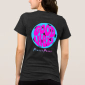 Baumwollzucker gute Vibes Tri-Blend Shirt (Rückseite)