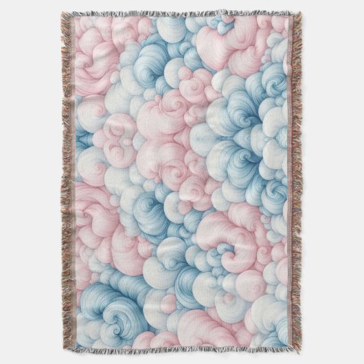 Baumwollzuckerwolken Decke (Vorderseite Vertikal)