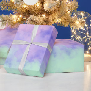 Baumwollzuckerwolken Geschenkpapier