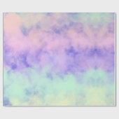 Baumwollzuckerwolken Geschenkpapier (Flach)