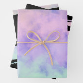 Baumwollzuckerwolken Gottesanbeterin Geschenkpapier Set (Beispiel)