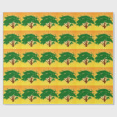 Baumwrapping Papier Geschenkpapier (Flach)