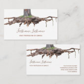 Baumwurzelentfernung und Baumgrabungsexperte Visitenkarte (Vorne/Hinten)