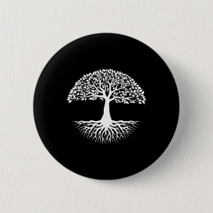 Baumwurzeln Cooler Muttererdtag Button
