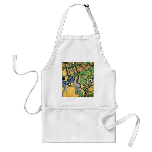 Baumwurzeln und -stämme von Vincent van Gogh Schürze (Vorne)