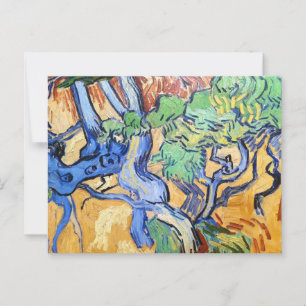 Baumwurzeln Vincent van Gogh Postkarte