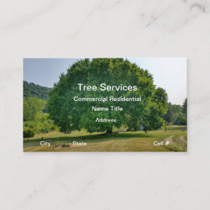 Baumzucht-Schnitt-Service Visitenkarte