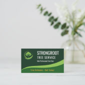 Baumzucht-Service Arborist Visitenkarte (Stehend Vorderseite)