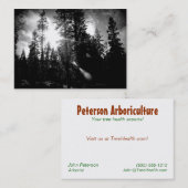 Baumzucht-Visitenkarte Visitenkarte (Vorne/Hinten)