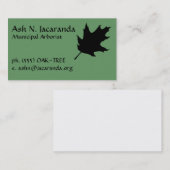 Baumzüchter-Visitenkarte Visitenkarte (Vorne/Hinten)