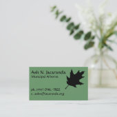 Baumzüchter-Visitenkarte Visitenkarte (Stehend Vorderseite)