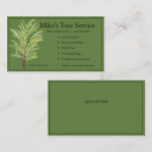 Baumzüchter-Visitenkarte Visitenkarte (Vorne/Hinten)