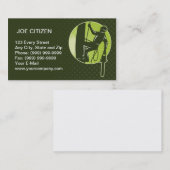 Baumzüchterbaumchirurg-Landwirtkettensäge Visitenkarte (Vorne/Hinten)