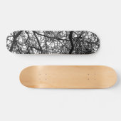 Baumzweige auf Holz Skateboard (Horizontal)