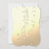 Baumzweige, Bell, Weihnachtsgebäck für Unternehmen Einladung (Rückseite)