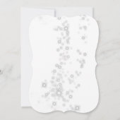 Baumzweige, Girl Corporate Christmas Party Einladung (Rückseite)