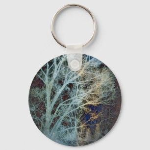 Baumzweige im Winter Schlüsselanhänger